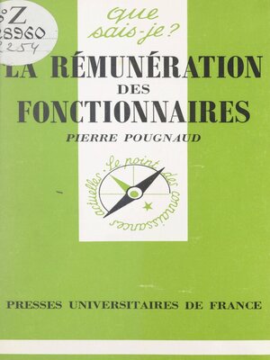 cover image of La rémunération des fonctionnaires